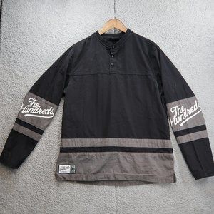 The Hundreds Thick 3 Button Long Sleeve Street Wear T-Shirt